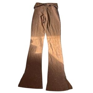 PINK Victoria's Secret Brown Flare Wide Leg Jeans